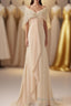 Ruffles Chiffon Long Mother of the Bride Dresses with Lace Cape