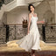 White Elegant Ruffles White Midi Dresses Summer New Evening Party Women Clothes Fashion Sundress Birthday Ladies Dresses