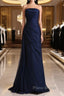 Formal Prom Dresses A Line Elegant Chiffon With Ruffles Long Evening Dresses
