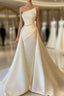 A-line Asymmetrical Beaded Floor-length Open Back Sleeveless Formal Prom Dresses