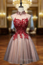 A-line Homecoming Dresses Short/Mini Formal Prom Dresses Juniors Homecoming Dresses