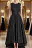 A-Line/Princess Scoop Asymmetrical Lace Mother of the Bride Dresses With Applique