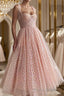 A-Line/Princess Spaghetti Straps Ankle-Length Homecoming Dresses