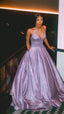 A Line Formal Prom Formal Evening Dresses ,Purple Fashion Gown