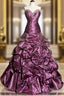 Aesthetic Mermaid Sweetheart Neckline Taffeta Formal Prom Dresses Ruffle Long Party Dresses