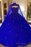 Beaded Appliques Wedding Dresses, Formal Prom Dresses
