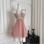 Beautiful Heavy Sequined Halter Neck Suspender Chiffon 17Th Birthday Homecoming Dresses