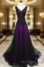 Tulle Long Formal Prom Dresses, Elegant Party Womens Dresses