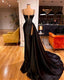 Black Sheath Long Formal Evening Dresses, Formal Prom Party Dresses