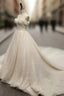 Bling Bling Wedding Dresses Sequins Off Shoulder