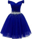 Short Dress, For Juniors Off The Shoulder Homecoming Dress, Custom Made