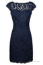 Blue Lace Mother Of Bride Dresses, For Wedding Party Homecoming Dress