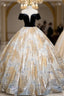 Champagne Embroidery Black Velvet Quinceanera Dresses