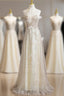 Champagne Sequins Halter 3D Flower Formal Prom Dresses