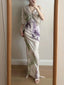 Chic Mermaid Chiffon Long Formal Prom Dresses