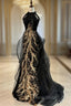 Custom Black Halter Sequins Long Party Dresses and Wine Red Dresses