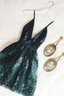 Dark Green Homecoming Dresses, Short Hoco Dresses