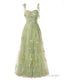 Elegant Embroidery Prom Dresses Sweetheart Spaghetti Straps A Line Party Dress Long Simple Formal Dress