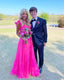 Elegant Hot Pink Long Formal Prom Dresses