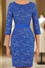 Elegant Knee Length Lace Dresses Short Mother of the Bride Dresses