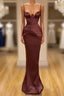 Elegant Spaghetti-Straps Mermaid Evening Party Gowns Long Formal Prom Dresses