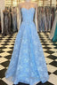 Elegant Sweetheart Long Lace Formal Prom Dresses