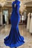 Evening Maxi Dresses Sleeveless Mermaid Formal Prom Dresses