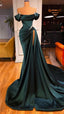 Fashion Green Formal Evening Dresses, Long Formal Prom Dresses