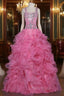 Girls Pageant Dresses For Weddings Ball Gown Tank Crystals Sequins