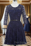 Gorgeous Mother of the Bride Dresses with Belt Half Sleeve