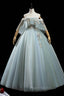 Green Lace Long A-Line Off the Shoulder Formal Prom Dresses, Evening Party Dresses
