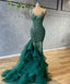 Green Long Formal Prom Dresses Sexy Formal Evening Gown