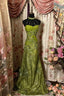 Green Mermaid Long Formal Prom Dresses,Long Formal Evening Gowns