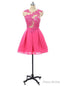 Homecoming Dresses A-line Cap Sleeves Short Mini
