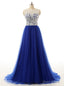 Long Tulle Prom Dresses Royal Blue Prom Dresses Prom Dresses