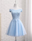 Lovely Off Shoulder Short Party Dresses, Cute Homecoming Dresses