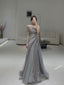 Mermaid Long Formal Prom Dresses Tulle Formal Evening Dresses