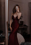 Modest Mermaid Burgundy Formal Prom Dresses 22Th Birthday Outfit
