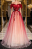 Off The Shoulder Burgundy Formal Prom Dresses, Wine Red Off Shoulder Formal Graduation Dresses