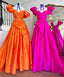 Off the Shoulder Long Prom Dress with Bow