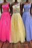 One Shoulder Lace Long Formal Prom Dress, Lace Formal Evening Dress