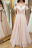 Pink sweetheart neck tulle long Formal Prom dress, pink evening dress
