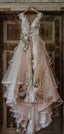 Popular Formal A Line Tulle Bridal Gown Long Formal Prom Dresses