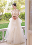 Princess A-Line Halter Neck Sequin Embroidered Tiered Tulle Long Formal Prom Dresses