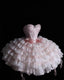 Princess Pink Ball Gown Sweetheart Lace Short Homecoming Dresses 16Th Birthday Outfits