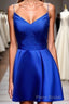 Royal Blue Short Cute Fashion Homecoming Dresses