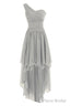 2025 New Arrival One Shoulder Real Made Chiffon Beading On Sale Prom Dresses