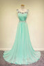 Simple Chiffon Long Modest For Teens Elegant Prom Dresses