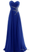 Sweetheart Beading Floor-length Chiffon Evening Dresses
