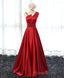 Stylish Satin Long Formal Prom Gown Prom Dresses
